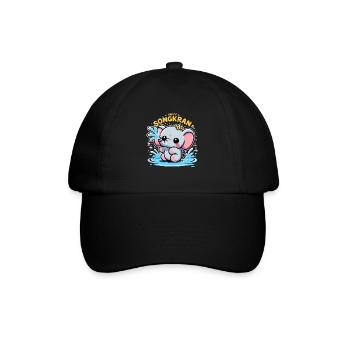 Mignon Happy Songkran Thaïlande Vacances - Casquette classique - noir/noir - Devant