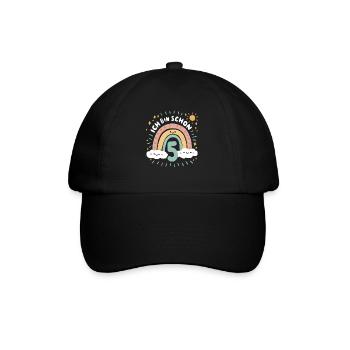Chemise 5ème anniversaire Nuage Arc-en-ciel - Casquette classique - noir/noir - Devant