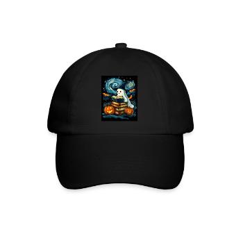 Cadeau d’Halloween Femmes Hommes Enfants Décoration - Casquette classique - noir/noir - Devant