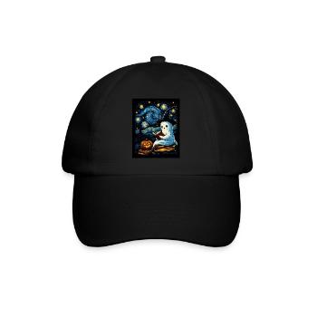 Cadeau d’Halloween Femmes Hommes Enfants Décoration - Casquette classique - noir/noir - Devant