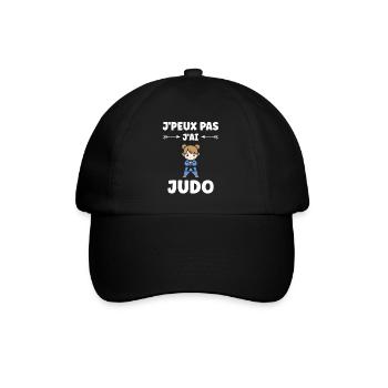 judo - Casquette classique - noir/noir - Devant