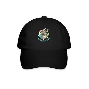 Meurtre Yoga Arts martiaux Jiu Jitsu - Casquette classique - noir/noir - Devant