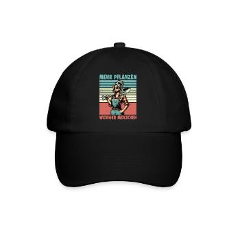 Garten Geschenk Gärtnerin Geburtstag Geschenk - Baseballkappe - Schwarz/Schwarz - Vorne