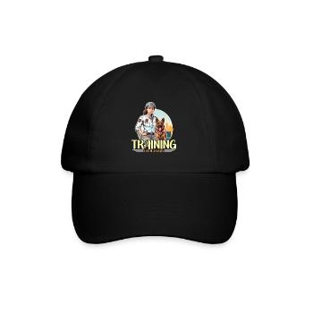 Dog Trainer Training With A Wag Loves Dog Sport - Baseball Cap - black/black - Front
