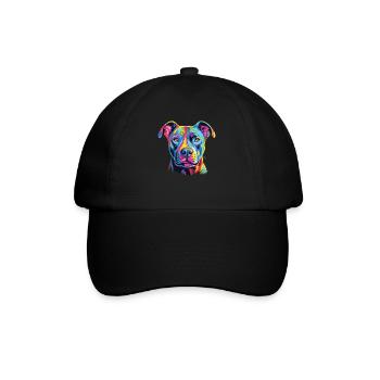 Watercolor Colorful American Hairless - Baseball Cap - black/black - Front