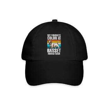 Cadeaux Basset Hound - Casquette classique - noir/noir - Devant