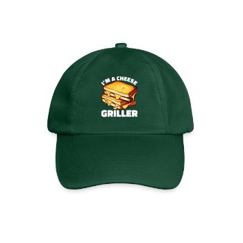 Grillkäse Gegrillter Käse Foodie Käse Sandwich - Baseballkappe - Flaschengrün - Vorne