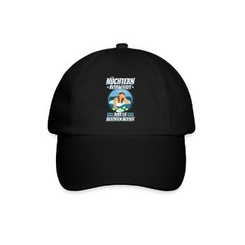 Mûrement réfléchi, il valait mieux l’ivre - Casquette classique - noir/noir - Devant