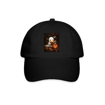 Cadeau d’Halloween Femmes Hommes Enfants Décoration - Casquette classique - noir/noir - Devant