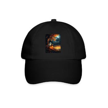 Cadeau d’Halloween Femmes Hommes Enfants Décoration - Casquette classique - noir/noir - Devant