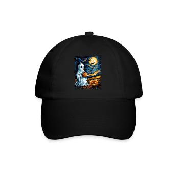 Cadeau d’Halloween Femmes Hommes Enfants Décoration - Casquette classique - noir/noir - Devant