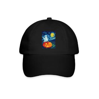 Cadeau d’Halloween Femmes Hommes Enfants Décoration - Casquette classique - noir/noir - Devant