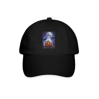 Cadeau d’Halloween Femmes Hommes Enfants Décoration - Casquette classique - noir/noir - Devant