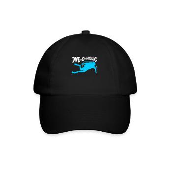 Scuba Diving Diver - Baseballkappe - Schwarz/Schwarz - Vorne
