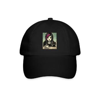 Pastel Goth Style Lover Goth - Baseball Cap - black/black - Front