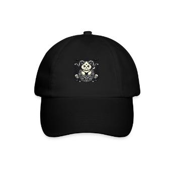 Cute Lucifer Cat Funny Cats Summoning - Baseball Cap - black/black - Front