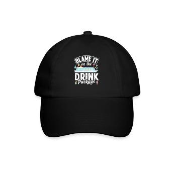 Blame It On The Drink Package - Baseball Cap - black/black - Front