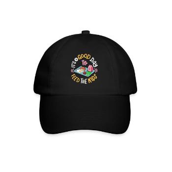 Mitarbeiterin der Cafeteria - Baseballkappe - Schwarz/Schwarz - Vorne