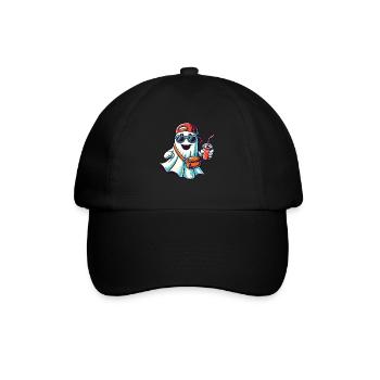 Boo-Jee Fantôme Drôle Fantôme à la mode - Casquette classique - noir/noir - Devant