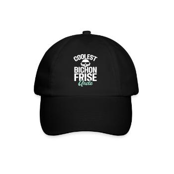 Bichon Frise Gifts - Baseball Cap - black/black - Front