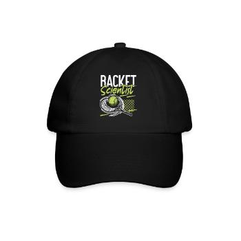 Funny Tennis Player Racket That - Baseballkappe - Schwarz/Schwarz - Vorne