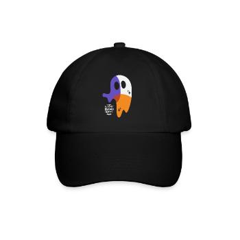 Boo Sheet Ghost - Funny Halloween - Baseball Cap - black/black - Front