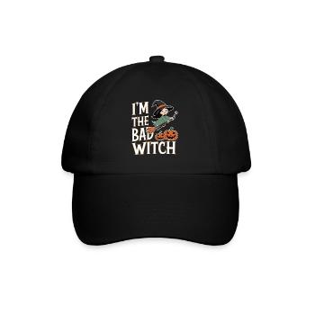 Halloween Witch I'm The Bad Witch - Baseball Cap - black/black - Front
