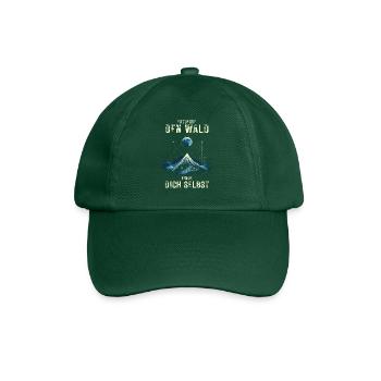 Découvrir la forêt - Nature Randonnée Plein air - Casquette classique - vert bouteille - Devant