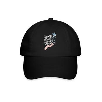 Passionné par le sauvetage des oiseaux et la faune sauvage - Casquette classique - noir/noir - Devant