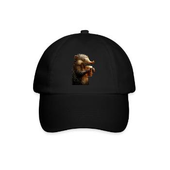 Ameisenbär - Baseballkappe - Schwarz/Schwarz - Vorne