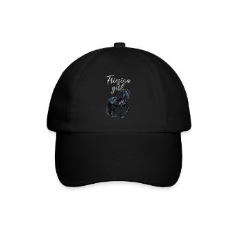 friesian horse - Baseballkappe - Schwarz/Schwarz - Vorne