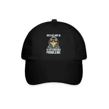 Ne me parlez pas, vous avez déjà assez de problèmes - Casquette classique - noir/noir - Devant