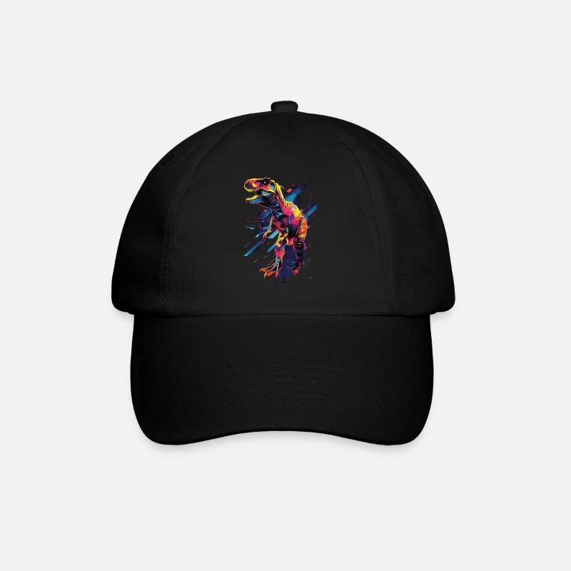T-Rex - Baseball Cap - black/black