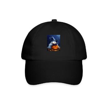 Cadeau d’Halloween Femmes Hommes Enfants Décoration - Casquette classique - noir/noir - Devant