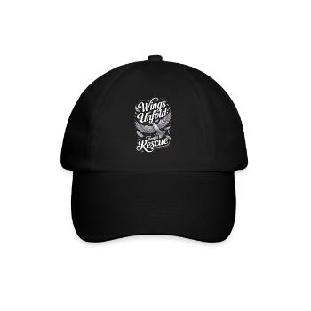 Passionné par le sauvetage des oiseaux et la faune sauvage - Casquette classique - noir/noir - Devant