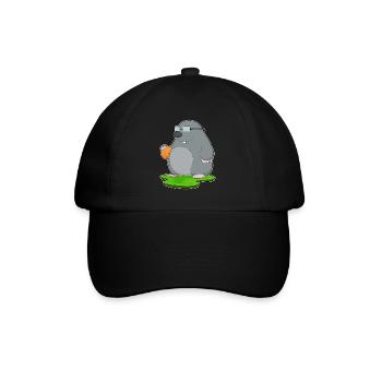 Taupe Basketteur Basketteur - Casquette classique - noir/noir - Devant