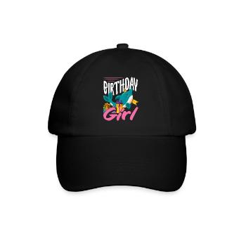 Dauphin Anniversaire Fille - Casquette classique - noir/noir - Devant