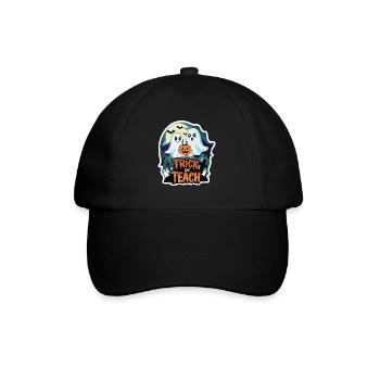 Trick Or Teach Halloween Teachers - Baseball Cap - black/black - Front