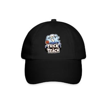 Trick Or Teach Halloween Teachers - Baseball Cap - black/black - Front