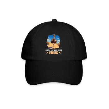 Emus Emu - Baseball Cap - black/black - Front