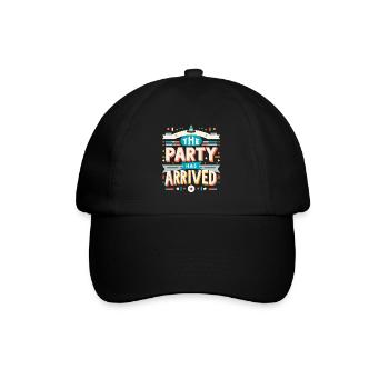 The Party Has Arrived 13 - Baseballkappe - Schwarz/Schwarz - Vorne
