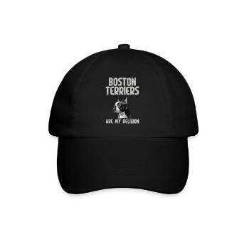 Cadeaux Boston Terrier - Casquette classique - noir/noir - Devant