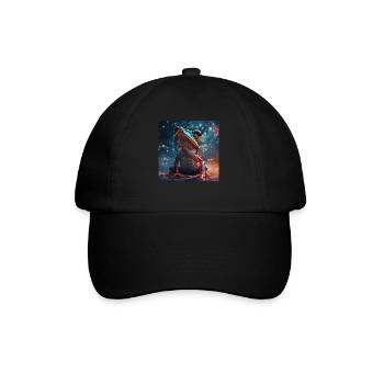 Frog - Baseball Cap - black/black - Front