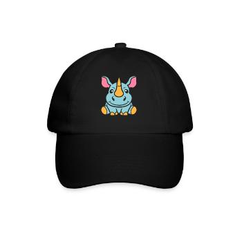 Nashorn - Baseballkappe - Schwarz/Schwarz - Vorne