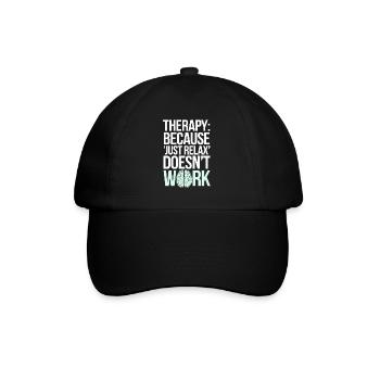 Mental Health Advocate Therapy Support Emotional - Baseball Cap - black/black - Front