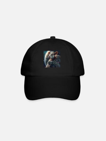 Kuh - Baseballkappe - Schwarz/Schwarz