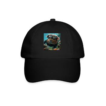 Cobaye - Casquette classique - noir/noir - Devant