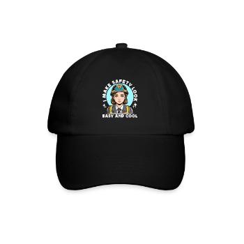 Agent de sécurité Je donne l’impression que la sécurité est facile Application de la loi - Casquette classique - noir/noir - Devant