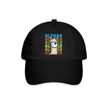 ALPACA - Baseball Cap - black/black - Front