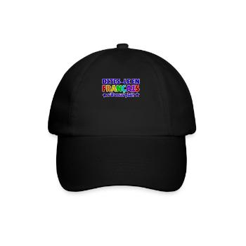 Dites-Le En Francais S'il Vous Plaît Französisch - Baseballkappe - Schwarz/Schwarz - Vorne